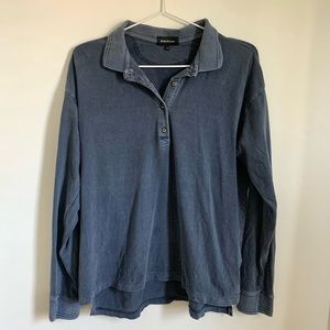 Richer Poorer Blue Nights Relaxed Polo Size Small